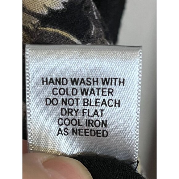 Vintage Cache Top Embellished S Black Regal Classic Preppy Y2K Retro Chic 80s - Picture 9 of 10